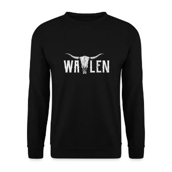 Country - Unisex Sweatshirt - black - Front - Alina (178cm) & Michal (187cm)