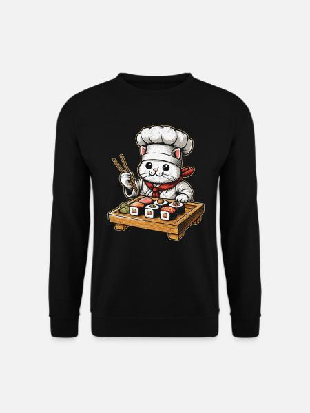 Sushi - Sweat-shirt Unisexe - noir