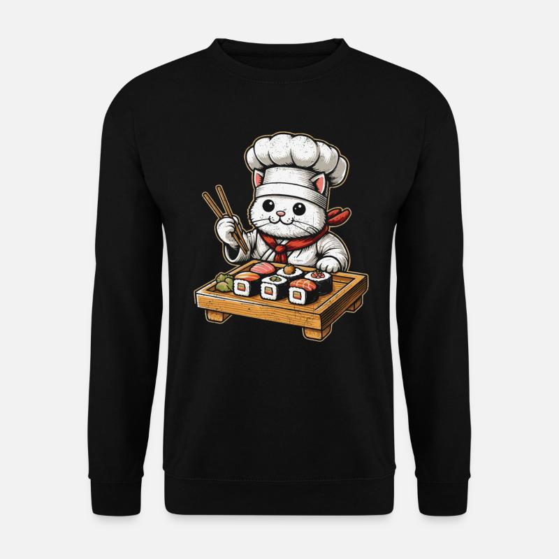 Sushi - Unisex Pullover - Schwarz