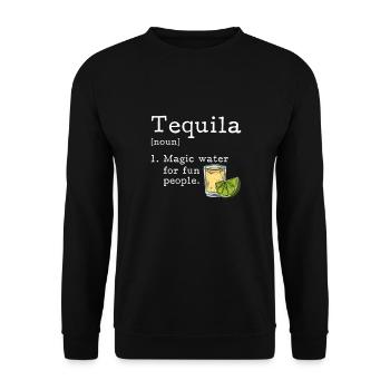 Tequila Sunrise Booze Party Mexique Cadeau - Sweat-shirt Unisexe - noir - Devant - Alina (178cm) & Michal (187cm)