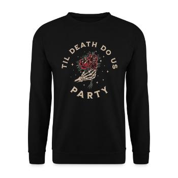 Enterrement de vie de jeune fille et de jeune fille - Sweat-shirt Unisexe - noir - Devant - Alina (178cm) & Michal (187cm)