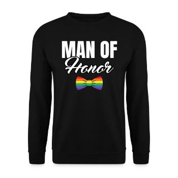 Enterrement de vie de jeune fille et de jeune fille - Sweat-shirt Unisexe - noir - Devant - Alina (178cm) & Michal (187cm)
