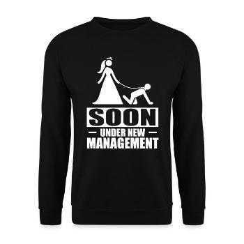 Enterrement de vie de jeune fille et de jeune fille - Sweat-shirt Unisexe - noir - Devant - Alina (178cm) & Michal (187cm)
