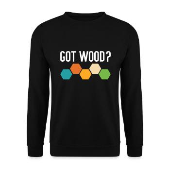Board Game Board Games Game Night Games Gift - Unisex Sweatshirt - black - Front - Alina (178cm) & Michal (187cm)