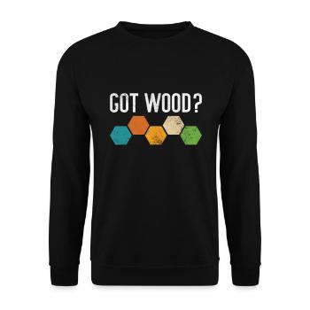 Board game - Unisex Sweatshirt - black - Front - Alina (178cm) & Michal (187cm)