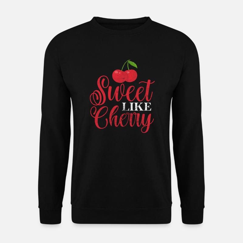 Kirsche - Unisex Pullover - Schwarz