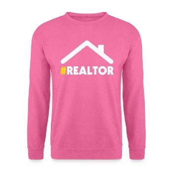 Immobilienmakler Immobilien Makler Geschenk - Unisex Pullover - Pink - Vorne