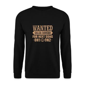 Salsa - Unisex Sweatshirt - black - Front - Alina (178cm) & Michal (187cm)