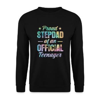 Adolescent - Sweat-shirt Unisexe - noir - Devant - Alina (178cm) & Michal (187cm)