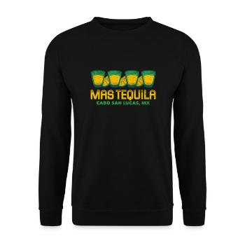 Tequila - Unisex Sweatshirt - black - Front - Alina (178cm) & Michal (187cm)