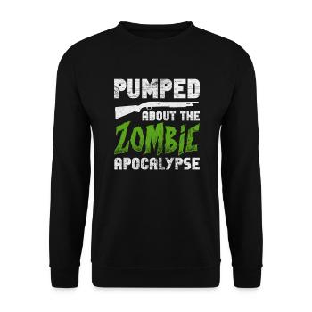 Zombie - Unisex Pullover - Schwarz - Vorne - Alina (178cm) & Michal (187cm)