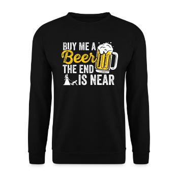 Enterrement de vie de jeune fille et de jeune fille - Sweat-shirt Unisexe - noir - Devant - Alina (178cm) & Michal (187cm)