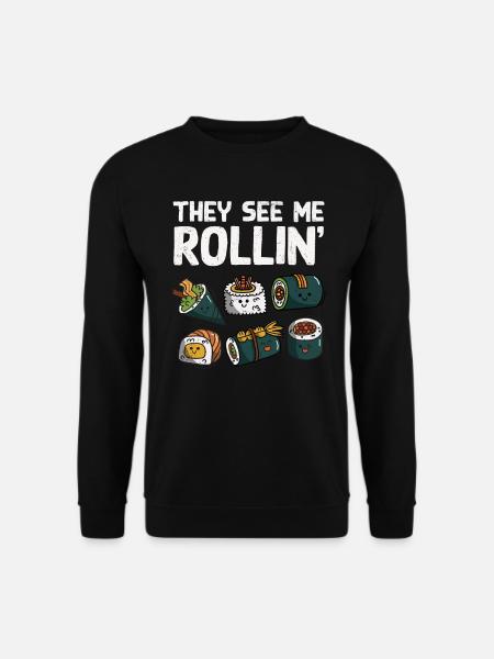 Sushi - Sweat-shirt Unisexe - noir