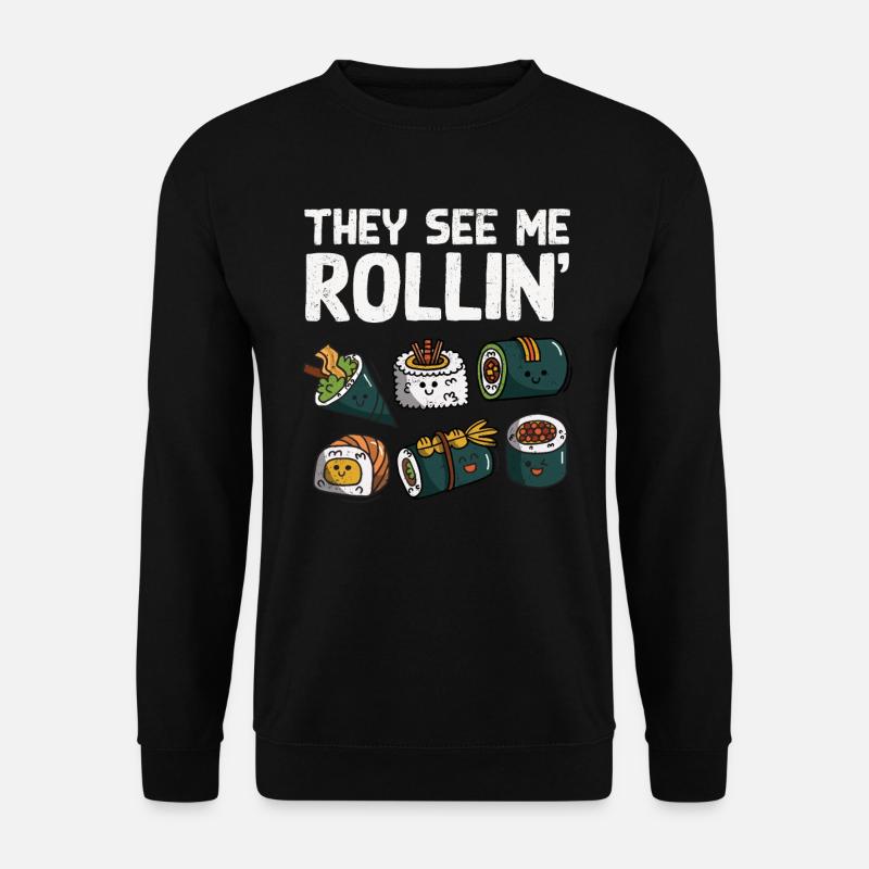 Sushi - Unisex Pullover - Schwarz