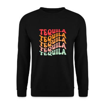 Tequila Sunrise Booze Party Mexique Cadeau - Sweat-shirt Unisexe - noir - Devant - Alina (178cm) & Michal (187cm)