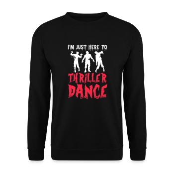 Zombie Zombie-Jäger Zombieapokalypse Geschenk - Unisex Pullover - Schwarz - Vorne - Alina (178cm) & Michal (187cm)