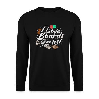 Jeu - Sweat-shirt Unisexe - noir - Devant - Alina (178cm) & Michal (187cm)