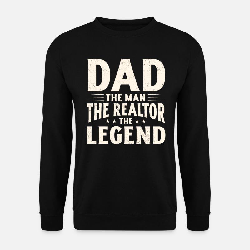 Agent immobilier - Sweat-shirt Unisexe - noir
