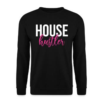 Agent immobilier Agent immobilier Cadeau d’agent immobilier - Sweat-shirt Unisexe - noir - Devant - Alina (178cm) & Michal (187cm)