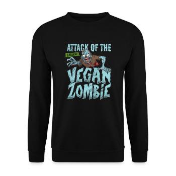 Zombie - Unisex Pullover - Schwarz - Vorne - Alina (178cm) & Michal (187cm)