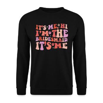 Vieille fille - Sweat-shirt Unisexe - noir - Devant - Alina (178cm) & Michal (187cm)