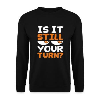 Board Game Board Games Game Night Games Gift - Unisex Sweatshirt - black - Front - Alina (178cm) & Michal (187cm)