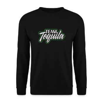 Tequila - Unisex Sweatshirt - black - Front - Alina (178cm) & Michal (187cm)