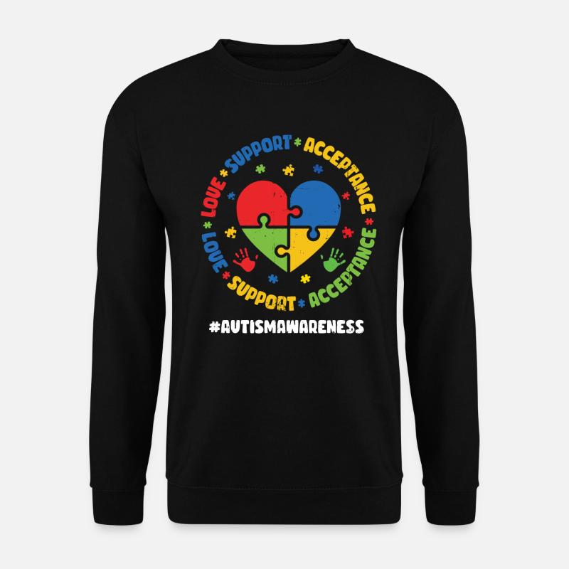 Autism - Unisex Sweatshirt - black