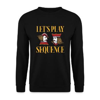 Board Game Board Games Game Night Games Gift - Unisex Sweatshirt - black - Front - Alina (178cm) & Michal (187cm)