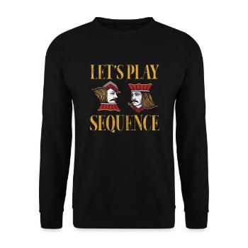 Board game - Unisex Sweatshirt - black - Front - Alina (178cm) & Michal (187cm)