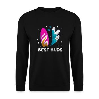Wakeboard - Sweat-shirt Unisexe - noir - Devant - Alina (178cm) & Michal (187cm)