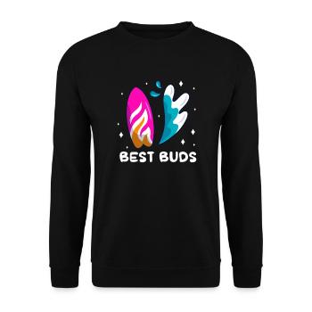 Wakeboard Wakeboarder Wakeboard Cadeau - Sweat-shirt Unisexe - noir - Devant - Alina (178cm) & Michal (187cm)