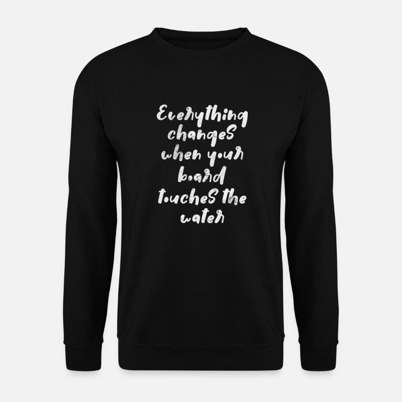 Wakeboard - Unisex Pullover - Schwarz