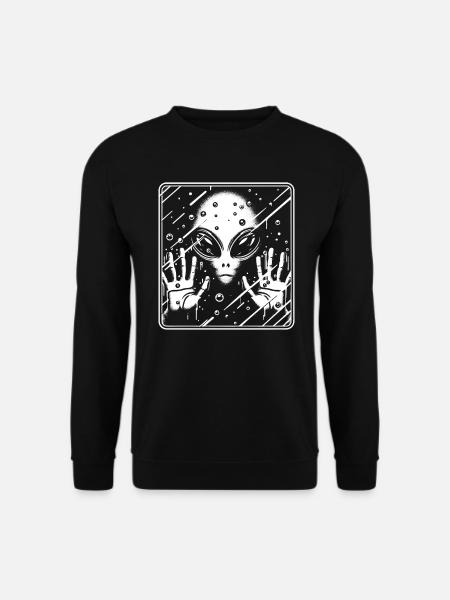 Alien UFO Alien Galaxy Geschnek - Unisex Sweatshirt - black