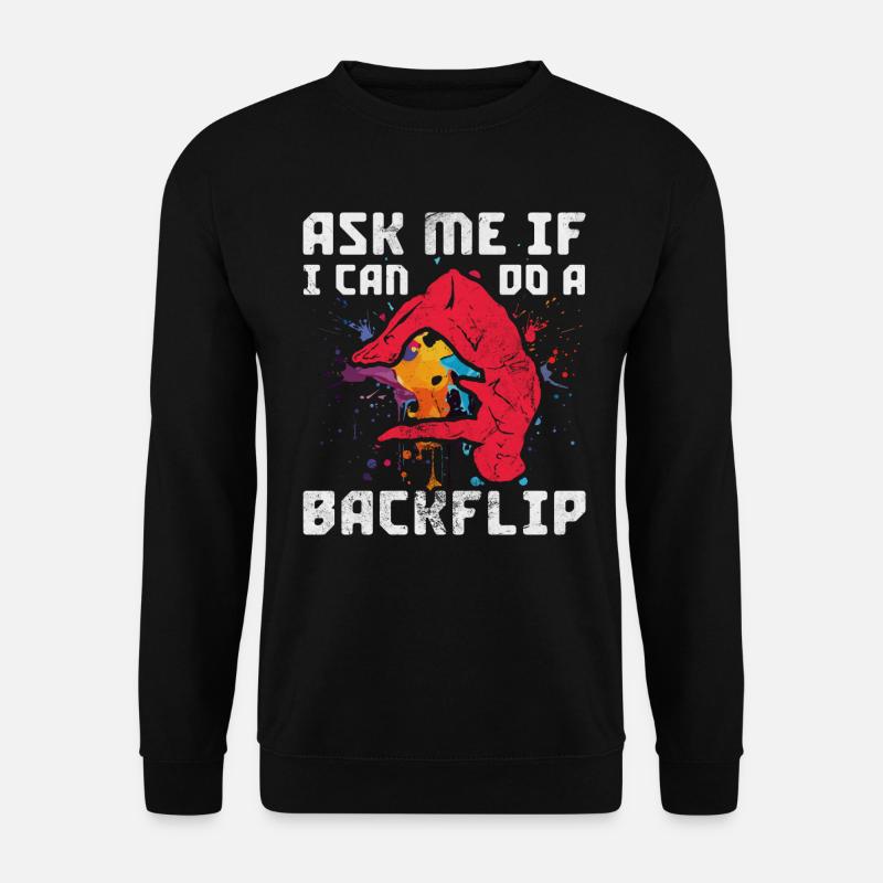 Backflip - Unisex Pullover - Schwarz