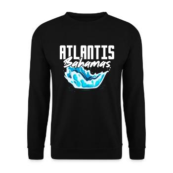 Bahamas Caribbean Island Atlantic Summer Gift - Unisex Sweatshirt - black - Front - Alina (178cm) & Michal (187cm)