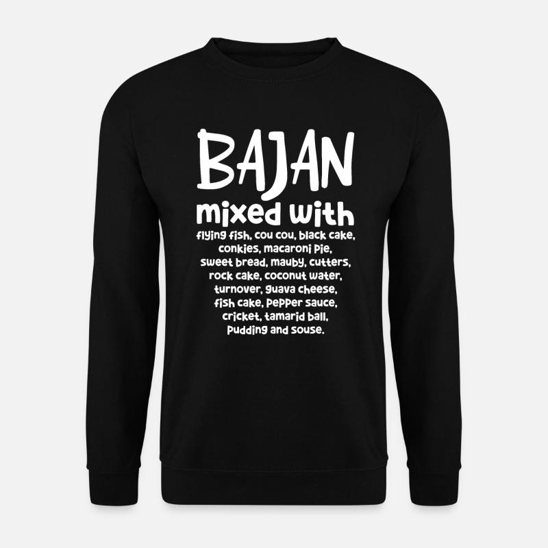 Barbados Caribbean Bajan Holiday Gift - Unisex Sweatshirt - black