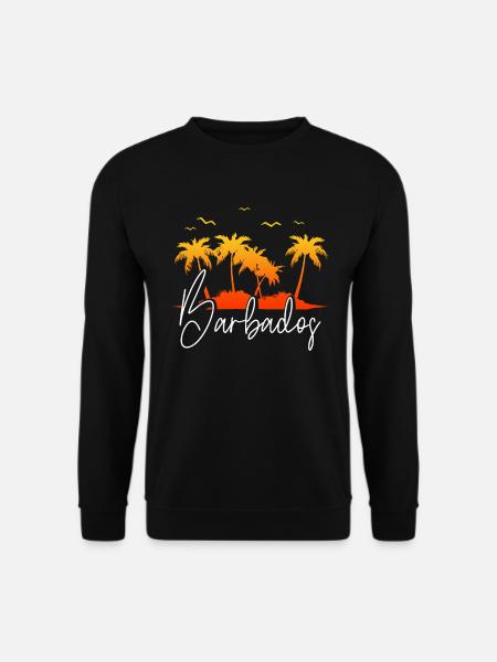 Barbados Caribbean Bajan Holiday Gift - Unisex Sweatshirt - black