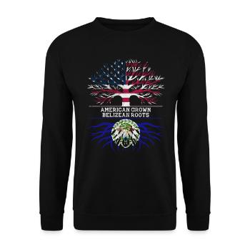 Belize - Unisex Pullover - Schwarz - Vorne - Alina (178cm) & Michal (187cm)