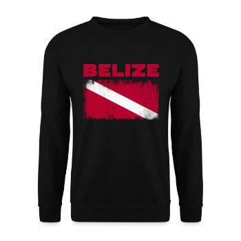 Belize Latino Belizean Belizean Maya Cadeau - Sweat-shirt Unisexe - noir - Devant - Alina (178cm) & Michal (187cm)