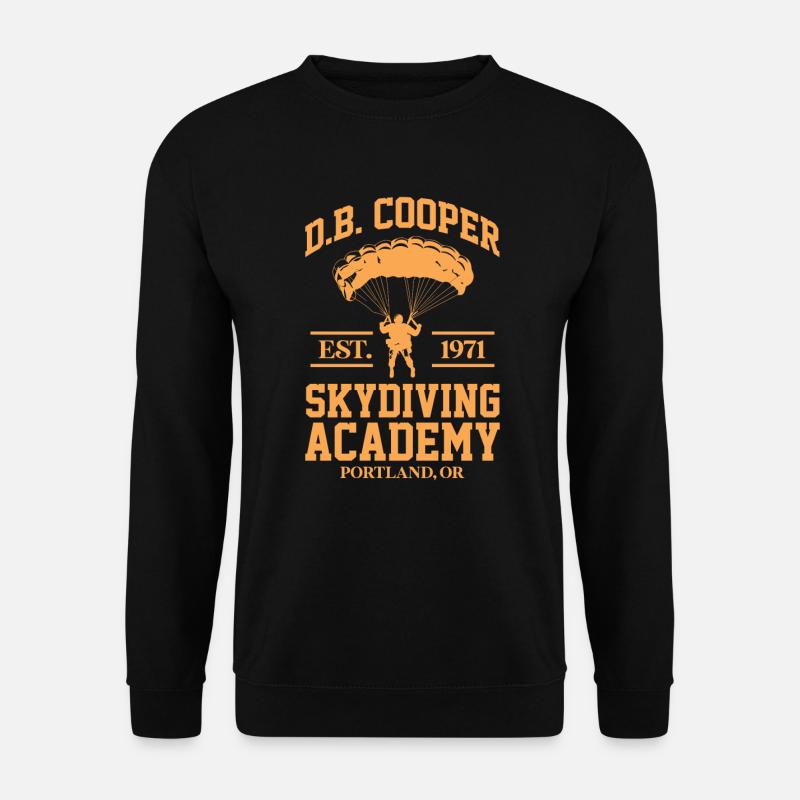 Skydive Skydiver Skydiving Parachute Gift - Unisex Sweatshirt - black
