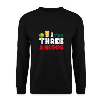 Tequila Sunrise Booze Party Mexique Cadeau - Sweat-shirt Unisexe - noir - Devant - Alina (178cm) & Michal (187cm)