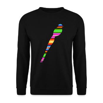 Antigua Barbuda Caribbean Island Holiday Gift - Unisex Sweatshirt - black - Front - Alina (178cm) & Michal (187cm)