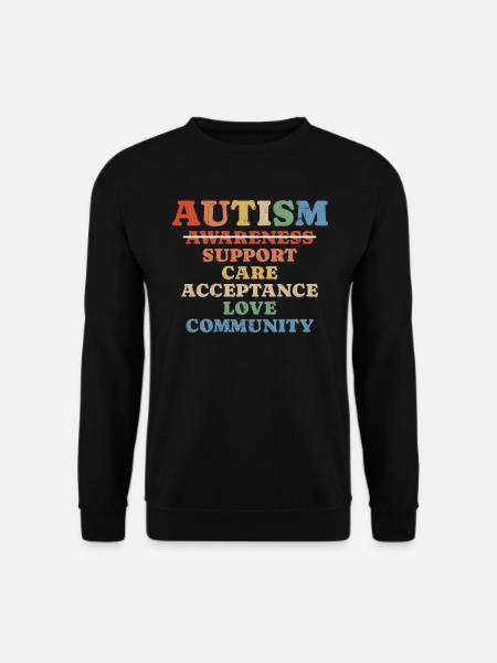 Autism - Unisex Sweatshirt - black