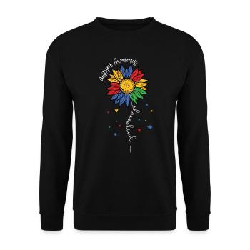 Autisme - Sweat-shirt Unisexe - noir - Devant - Alina (178cm) & Michal (187cm)