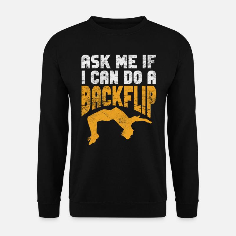 Backflip - Unisex Pullover - Schwarz