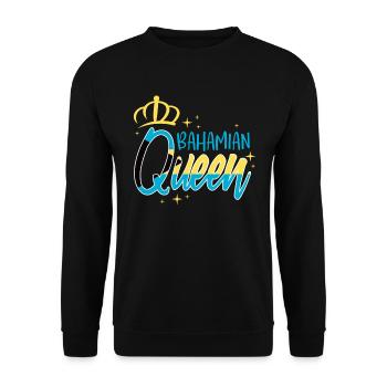 Bahamas Caribbean Island Atlantic Summer Gift - Unisex Sweatshirt - black - Front - Alina (178cm) & Michal (187cm)