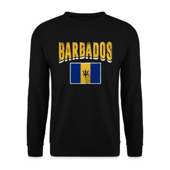 Barbados - Unisex Pullover - Schwarz - Vorne - Alina (178cm) & Michal (187cm)