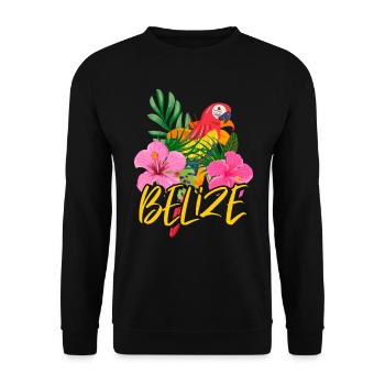 Belize Latino Belizer Belizerin Maya Geschenk - Unisex Pullover - Schwarz - Vorne - Alina (178cm) & Michal (187cm)
