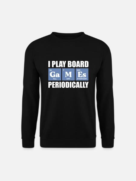 Brettspiel Brettspiele Spieleabend Spiele Geschenk - Unisex Pullover - Schwarz